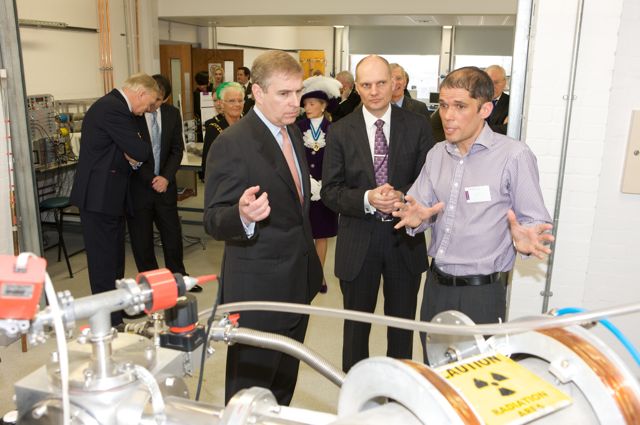 HRH Prince Andrew with Gavin Smith