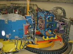 The PRISMA spectrometer and CLARA support structures
