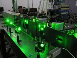 Powerful lasers, with 10-kHz repetition rate, used for the resonance ionizatation of radioactive atoms